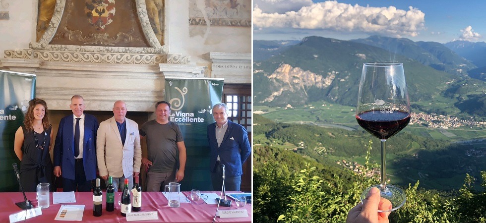 Da sinistra: Michela Frisinghelli, Giulio Prosser, Gianfranco Frisinghelli, Sergio Valentini e Walter Nicoletti